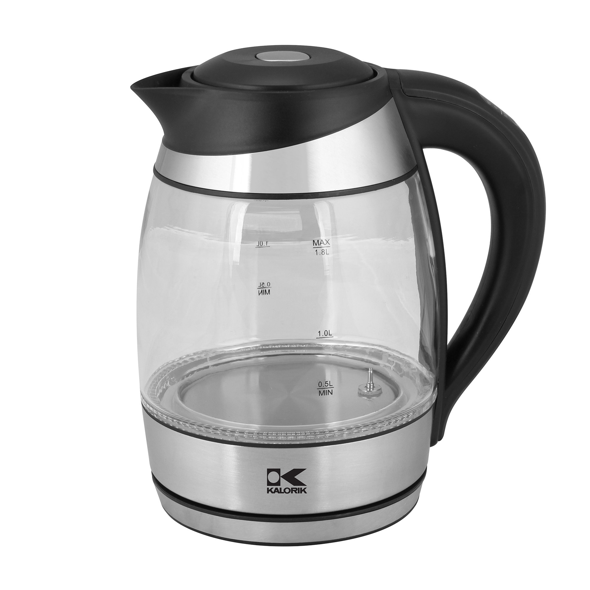 KALORIK 7-Cup Cordless Glass Electric Kettle JK 45907 SS - The