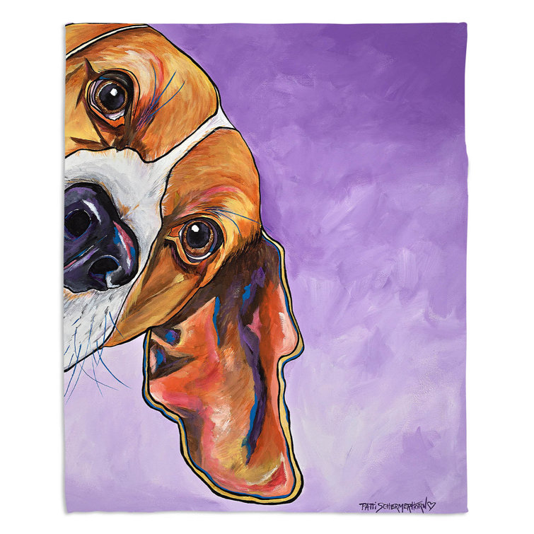 beagle throw blanket