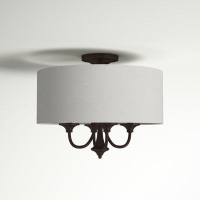 Bhushan 4-Light 18" Semi Flush Mount