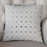 White Beaded Pillow Wayfair
