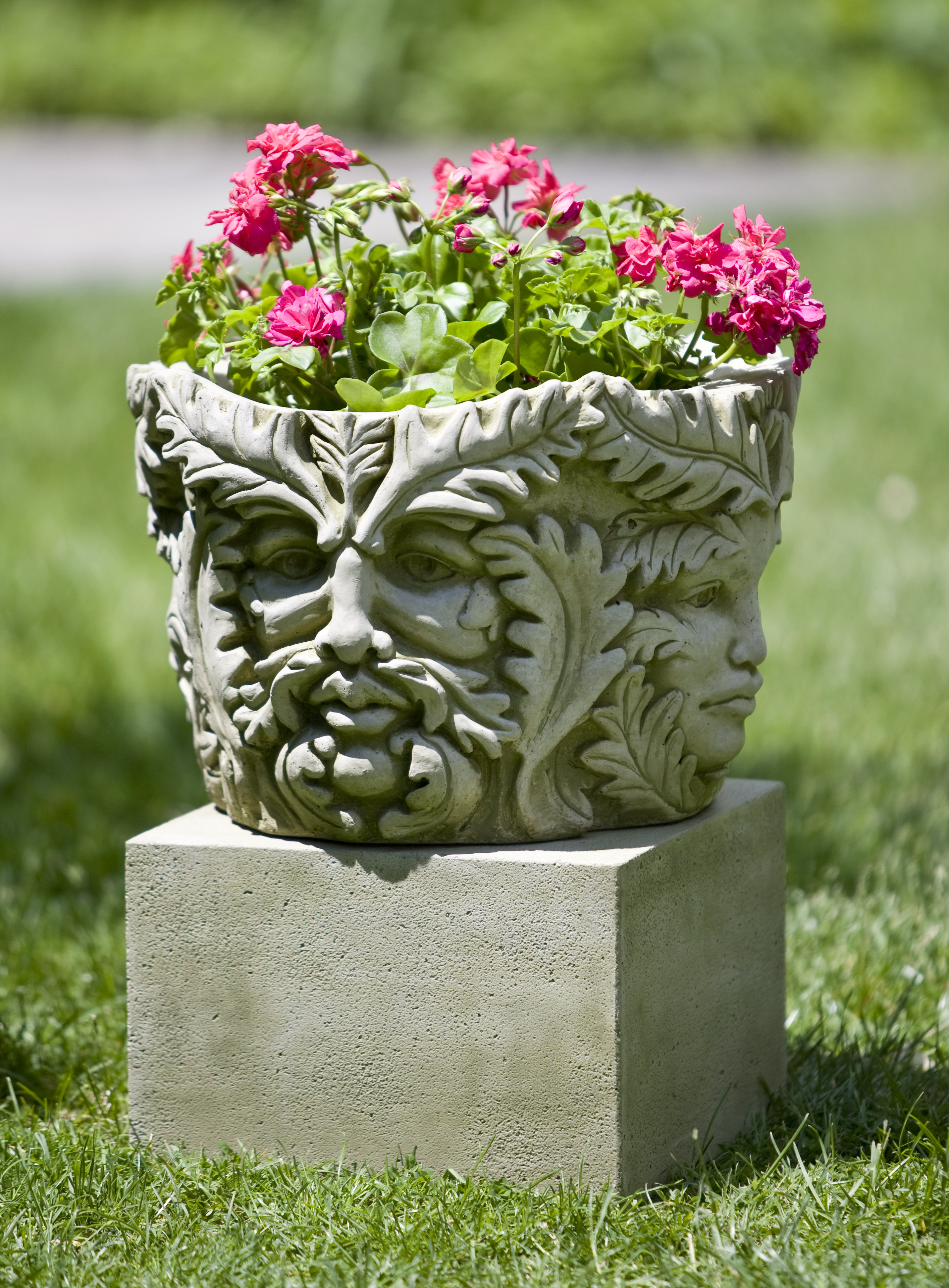 wayfair standing planter on Campania International Inc Sylvan Cast Stone Statue Planter Wayfair