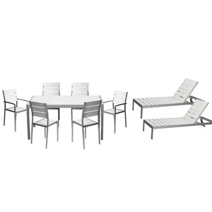 Carrell 9 Piece Patio Set