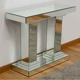Mirrored Table Wayfair Co Uk Mirrored Console Table