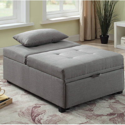 Santa Clarita Lilian Futon Tufted Ottoman Brayden Studio Futon Tufted Ottoman Brayden Studio
