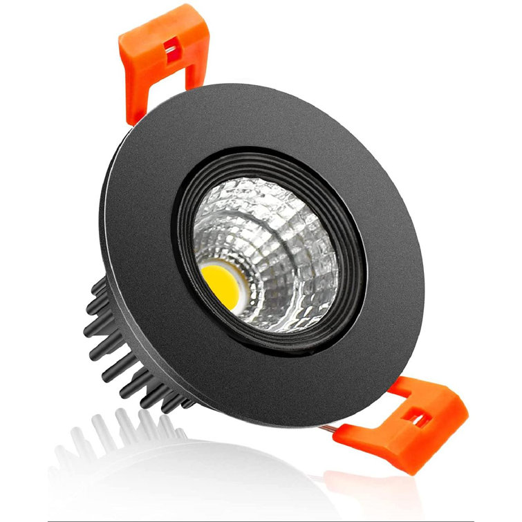 2Inch LED Recessed Ceiling Light, 3W Dimmable LED Downlight, 60 Beam Angle  COB Recessed Lights With Driver, 25W Halogen Bulbs Equivalent For Ceiling  ...