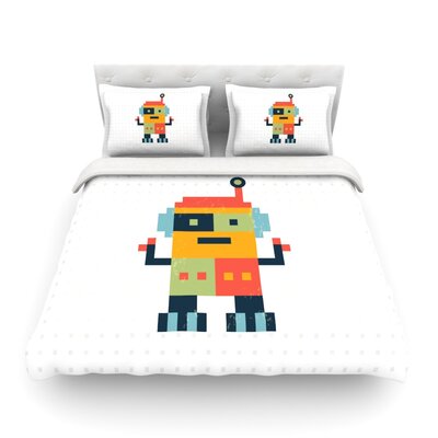 Happy Robot By Daisy Beatrice Featherweight Duvet Cover East Urban