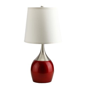 red touch table lamps