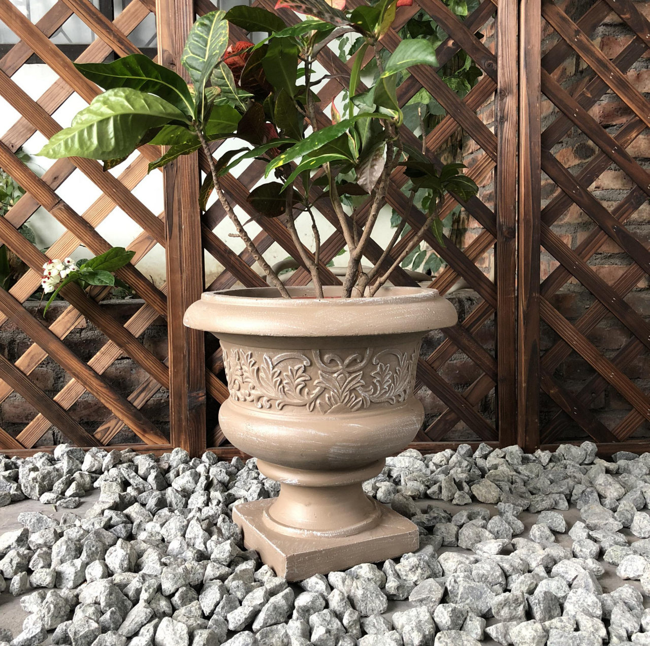 Concrete Urn Planters Best Decorations