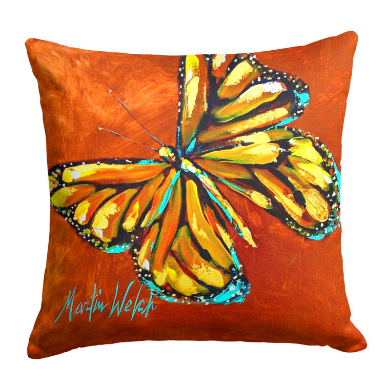 wayfair orange pillows