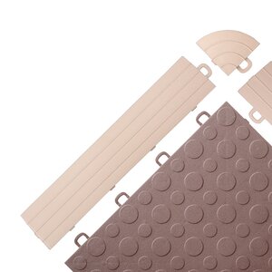 Interlocking Ramp Edges in Beige without Loops