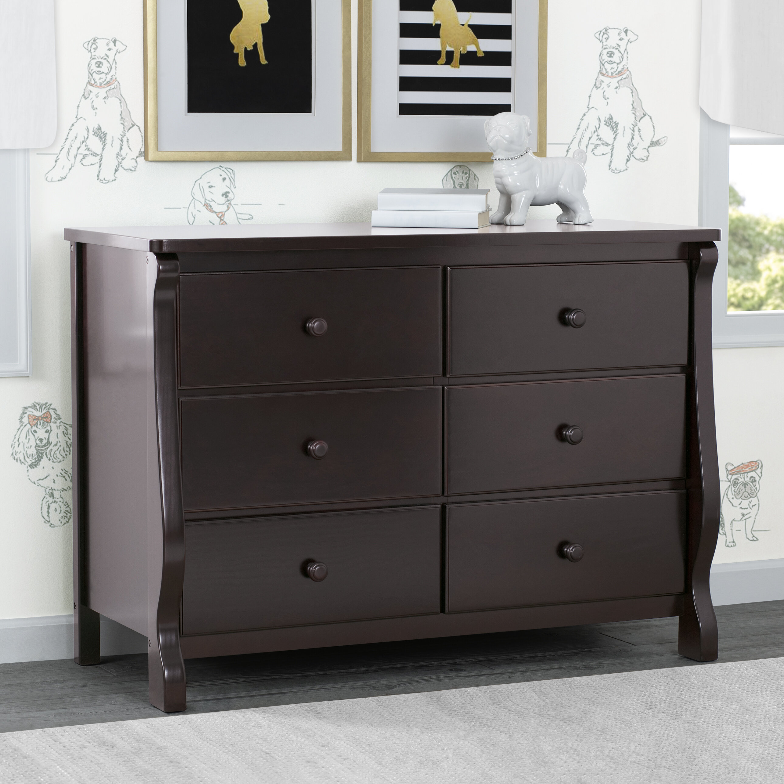 delta children haven 6 drawer dresser