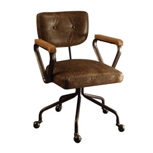 genuine leather office chairs | joss & main genuine leather office chairs | joss & main