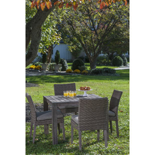 Go to store & view more images Nishant 5 Piece Dining Set with Cushion by Gracie Oaks