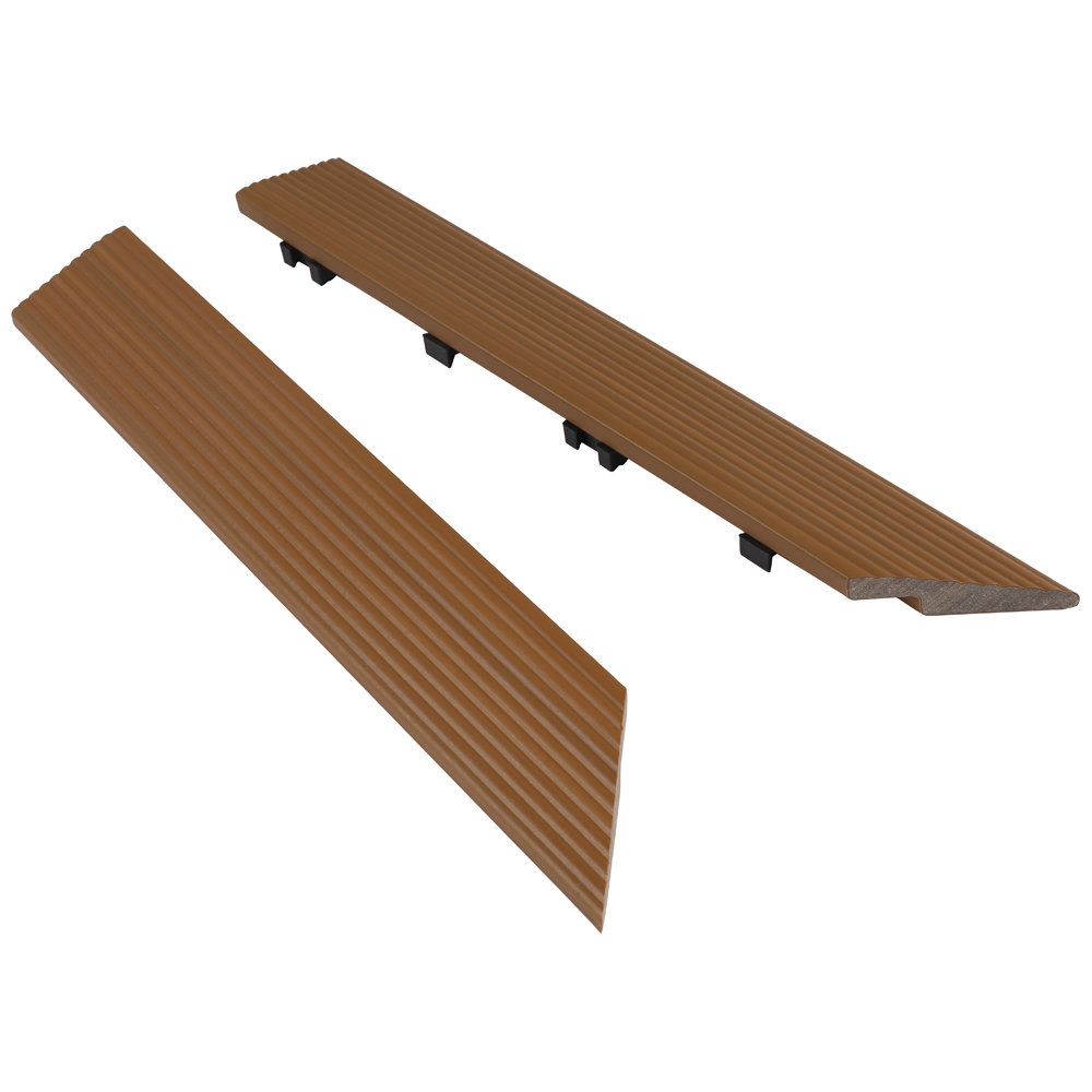 Newtechwood 13 X 2 Composite Interlocking Deck Corner Piece In