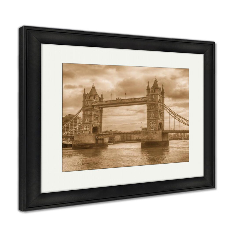 Ebern Designs Uk London Tower Bridge Photographic Print In Sepia Wayfair,Interior Design Ideas Kitchen Color Schemes