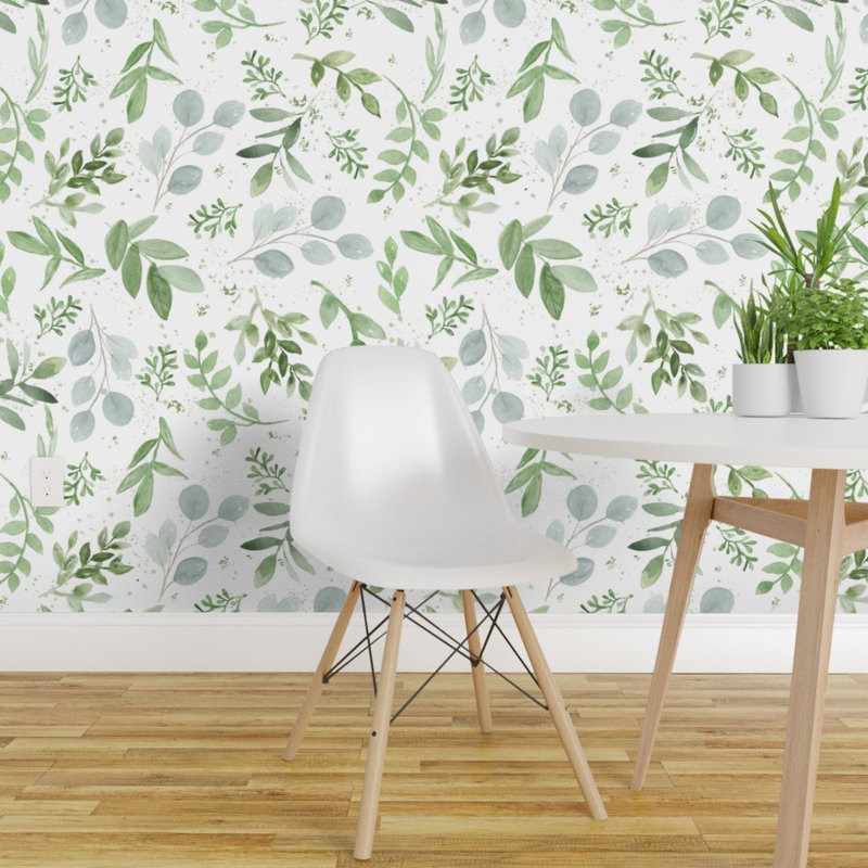 Gracie Oaks Loughran Botanical Removable Peel And Stick Wallpaper