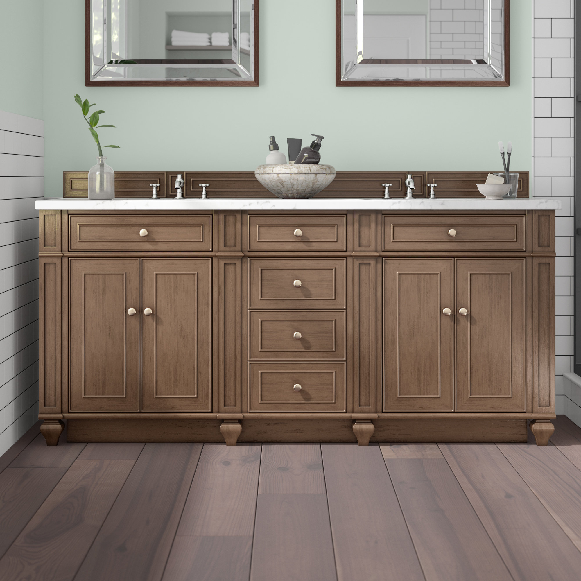 Krug 72 Double Bathroom Vanity Set Reviews Birch Lane Krug 72 Double Bathroom Vanity Set Reviews Birch Lane