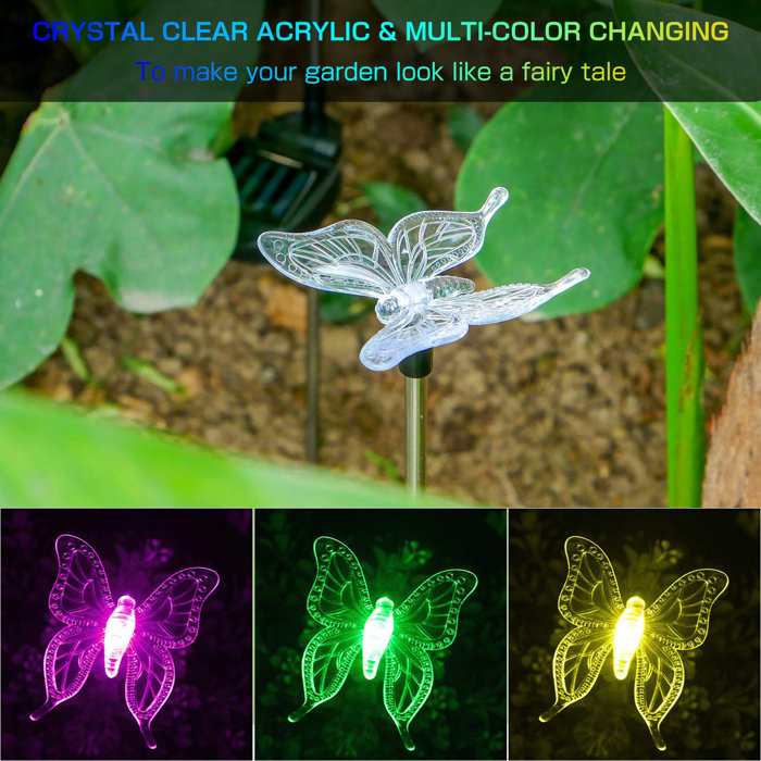 Oxyled Garden Solar Lights Outdoor For Christmas 3 Pack Of