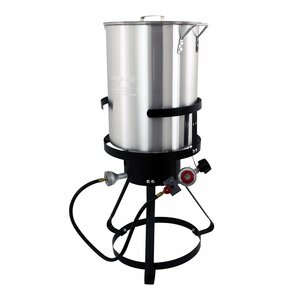 30-Quart Aluminum 1-Burner Propane Turkey Fryer