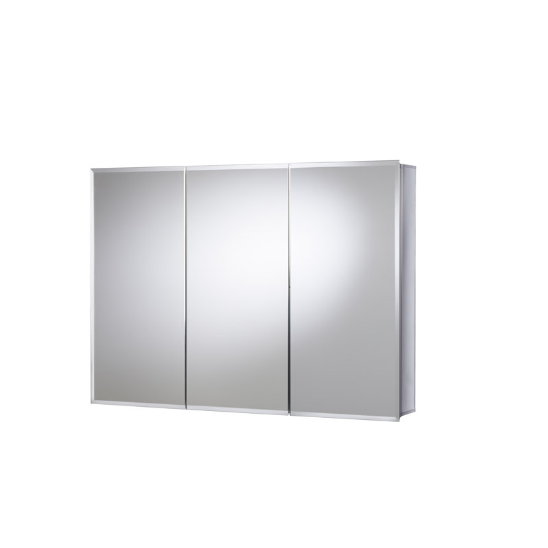Jacuzzi 36 X 26 Recessed Or Surface Mount Frameless Medicine Cabinet With 9 Adjustable Shelves Reviews Wayfair