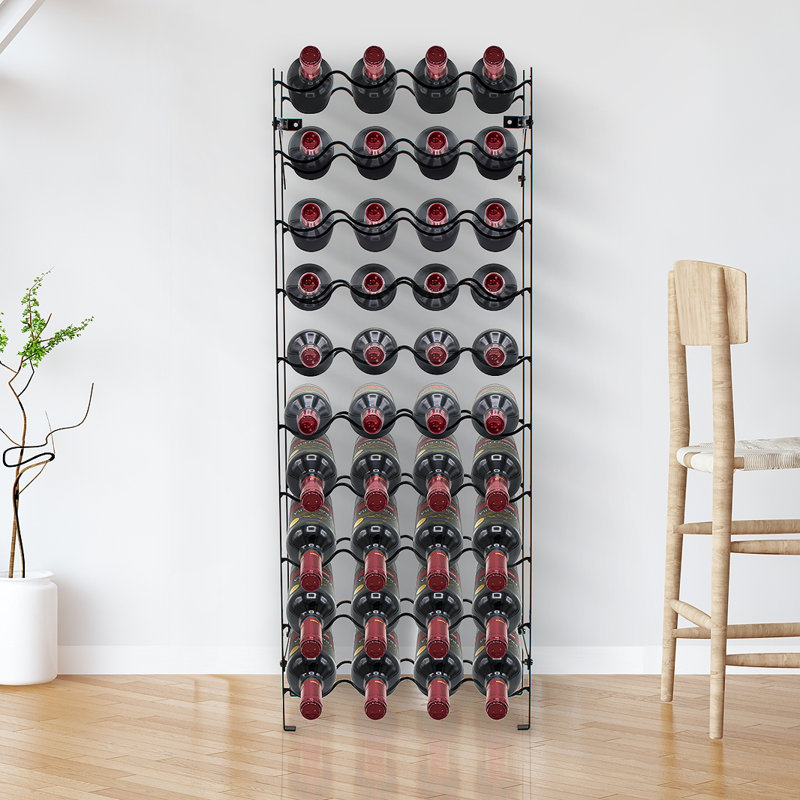 wine bottle shelf