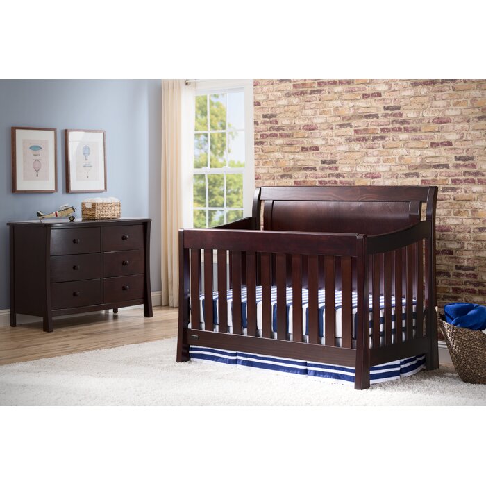 Simmons Kids Rowen Double Dresser Black Espresso Baby Chests