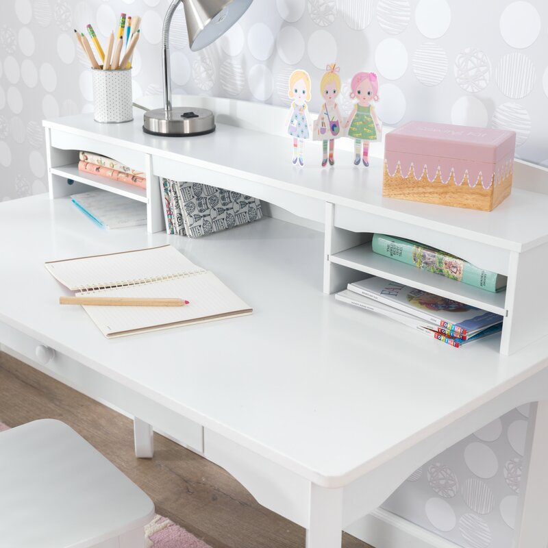 kidkraft avalon desk with hutch and chair