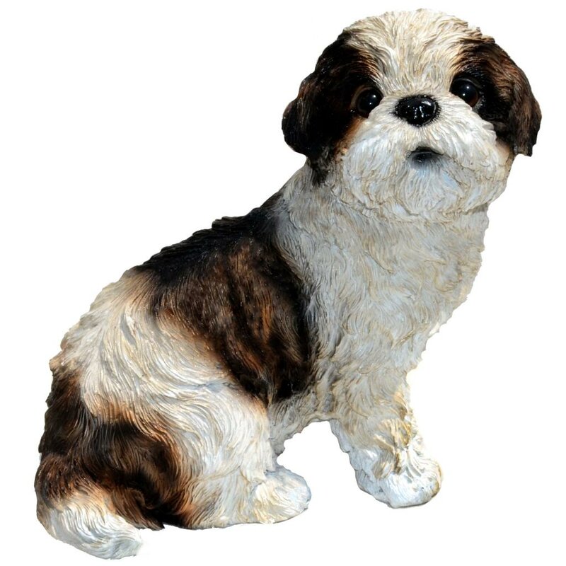 Michael Carr Sue Shih Tzu Puppy Statue & Reviews | Wayfair