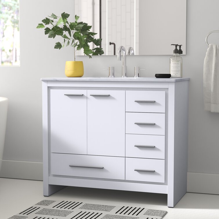 Zipcode Design Broadview 40 Single Bathroom Vanity Set Reviews Wayfair