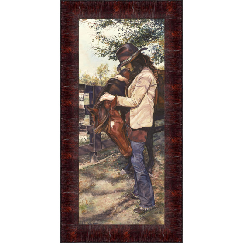 Hadleyhouseco A Quiet Conversation By Wesley Dallas Merritt Framed Painting Print Wayfair