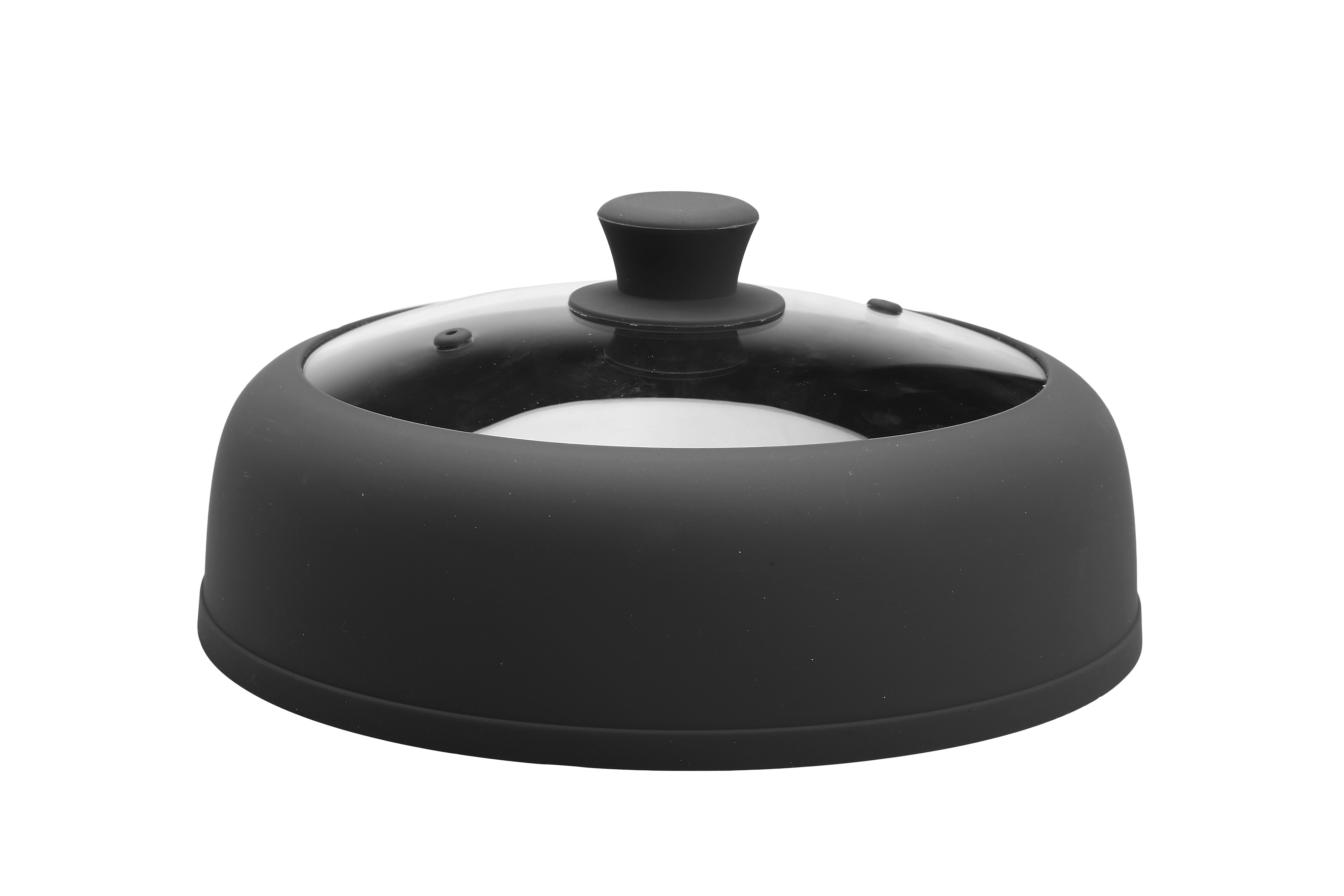 Bezrat 10 5 Microwave Plate For Food With Special Safe And Easy Bezrat 10 5 Microwave Plate For Food With Special Safe And Easy Grip Silicone Handle Gl Cover Reviews Wayfair