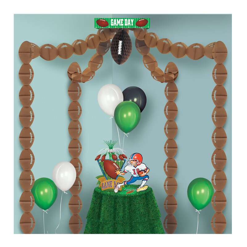 The Party Aisle Football Party Wall Decor Wayfair