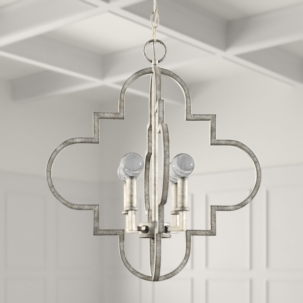 Andersen 4 Light Candle Style Geometric Chandelier Reviews Joss Main