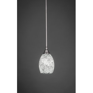 Becton 1-Light Stem Mini Pendant With Hang Straight Swivel