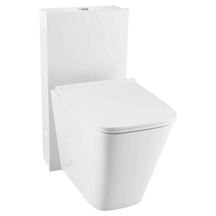 Dxv Modulus Dual Flush Elongated One Piece Toilet Seat Included Perigold