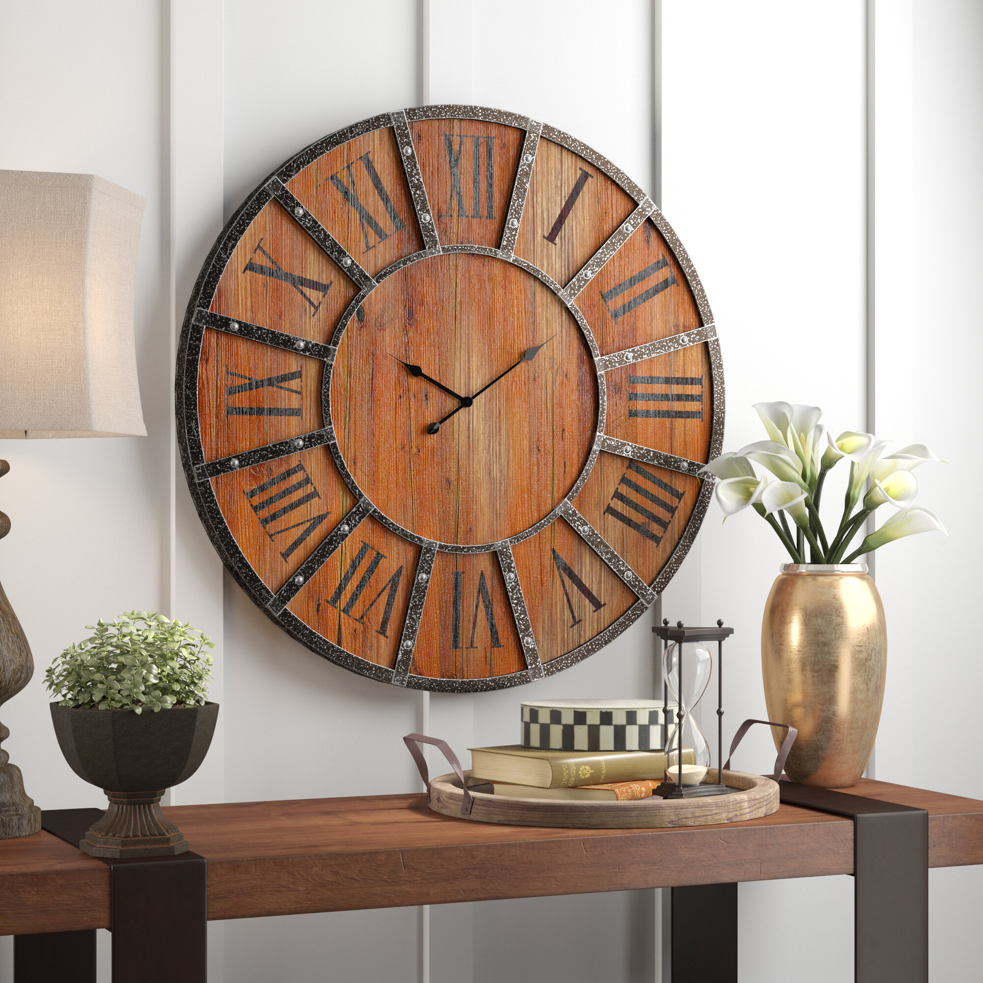 Wayfair | Cabin / Lodge Wall Clocks You'll Love in 2022