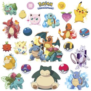 Pokemon Iconic Wall Decal