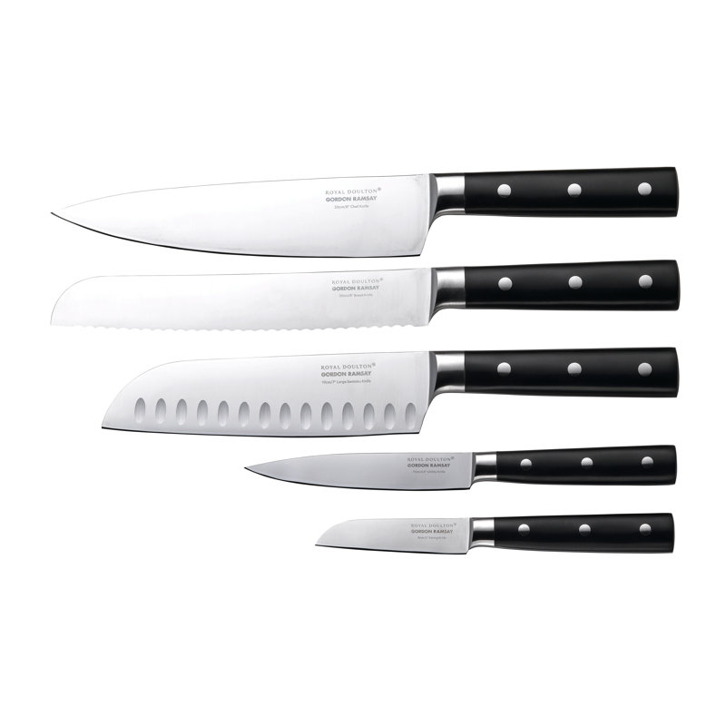 Gordon Ramsay Royal Doulton Exclusively For Gordon Ramsay 6 Piece Knife Block Set Reviews Wayfair