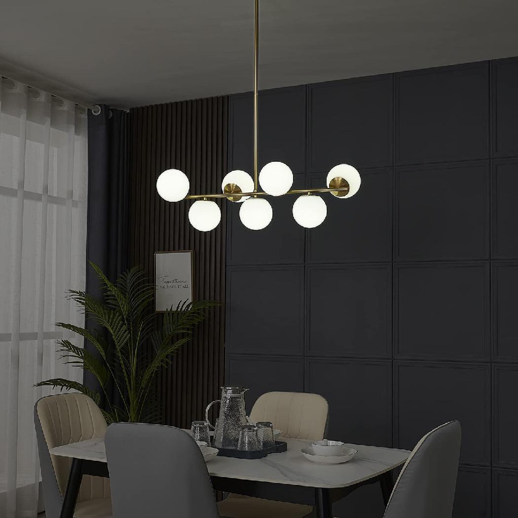 Everly Quinn Modern Chandelier Brushed 