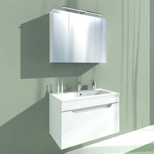 Laura 3 Piece Bathroom Furniture Set von Belfry ..