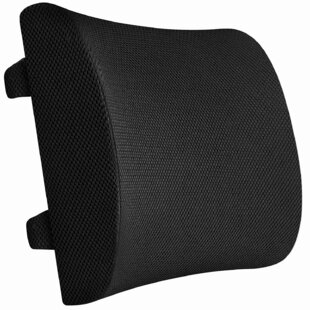 Memory Foam Back Cushion with Breathable 3D Mesh Lumbar Support Orthopedic Backrest for Lower Back Pain Relief Back Pillow for Car Seat Reclin Lumbar Support Pillow for Office Chair Car Lumbar Pillow 