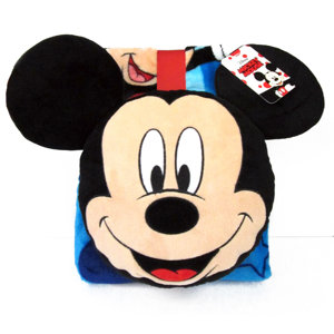Nogginz Mickey 2 Piece Pillow and Blanket Set