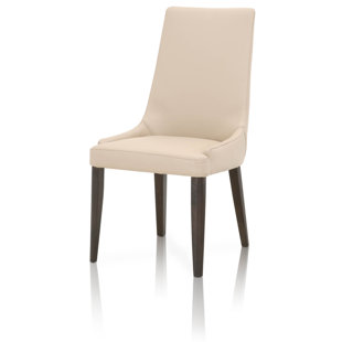 Berner Genuine Leather Upholstered Dining Chair (Set Of 2) by Brayden Studio Purchase