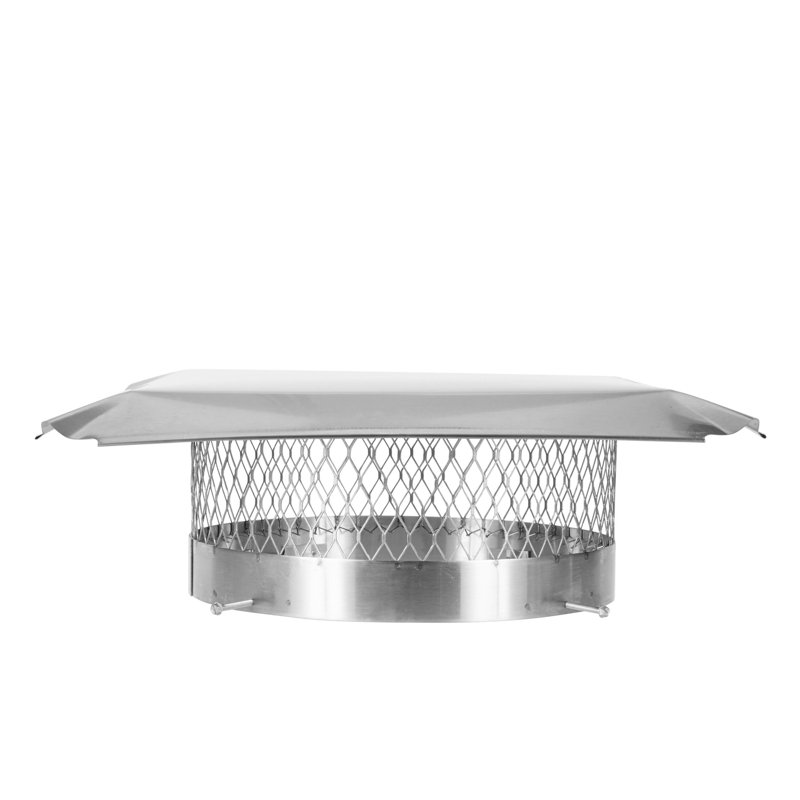 Symple Stuff Hettie Single Flue Bolt On Chimney Cap Steel