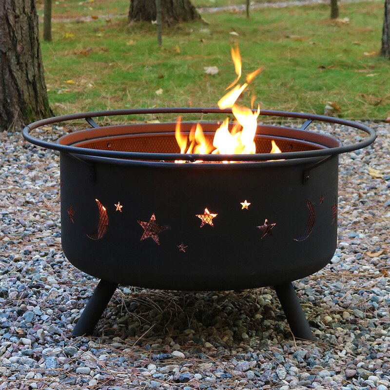 Freeport Park Sedgwick Steel Fire Pit Reviews Wayfair