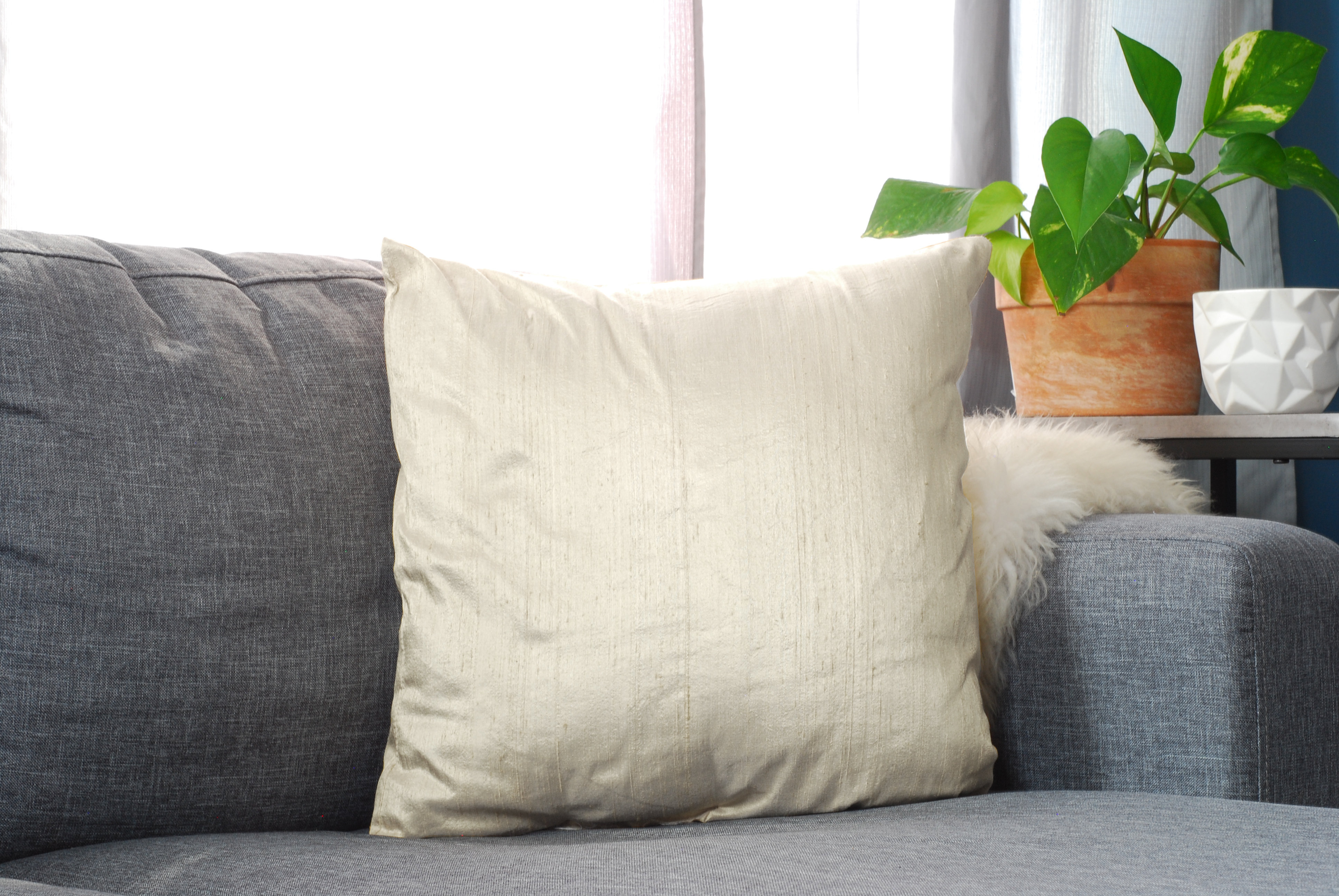 Millano Home Textured Silk Throw Pillow Wayfair