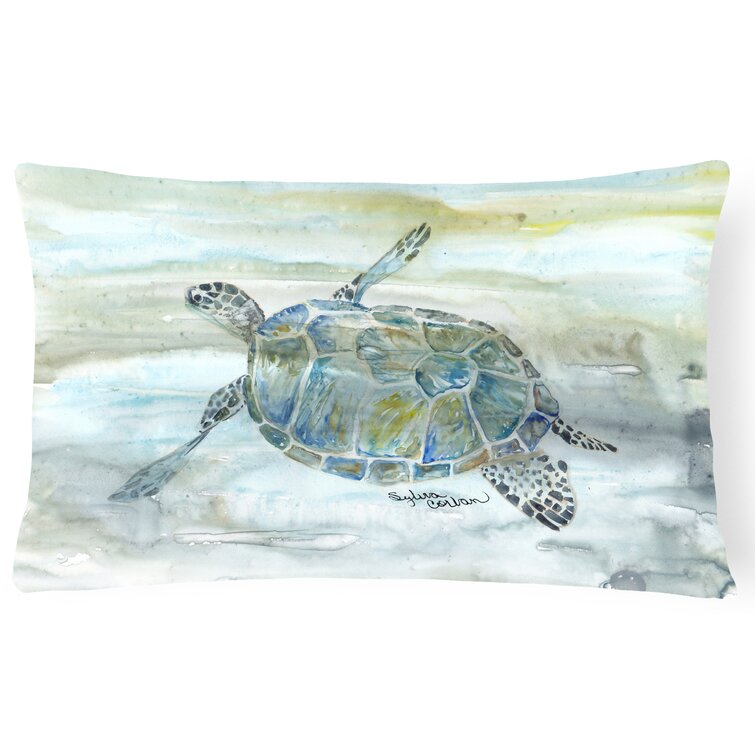 Watercolor Colorful Big Sea Turtle Tapestry Wall Hanging for Living Room Bedroom