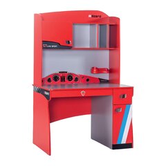 red kids desk