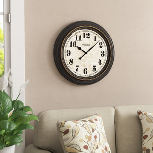 Oversized Vintage Wall Clock Wayfair Mabery Oversized Wall Clock
