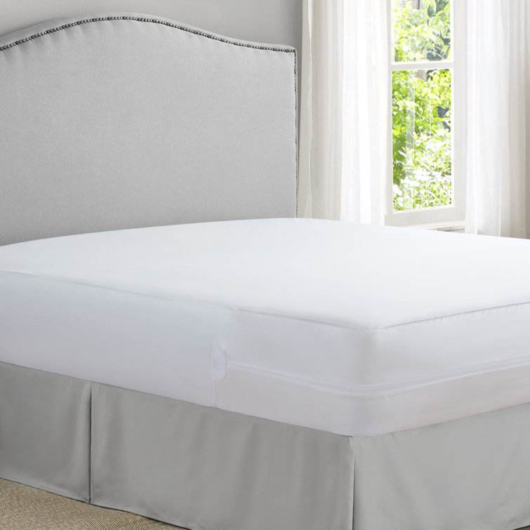 Mattress Zippered Protector Encasement Bed Bug Water Proof Bedding Sheet Cover 
